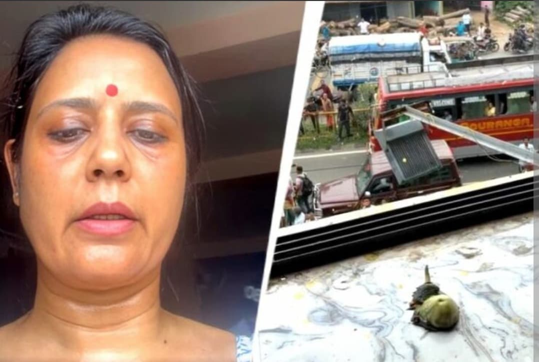 महुआ मोइत्रा पर अंडे और सड़े बैंगनों से हमला, टीएमसी सांसद ने बीजेपी पर लगाए गंभीर आरोप