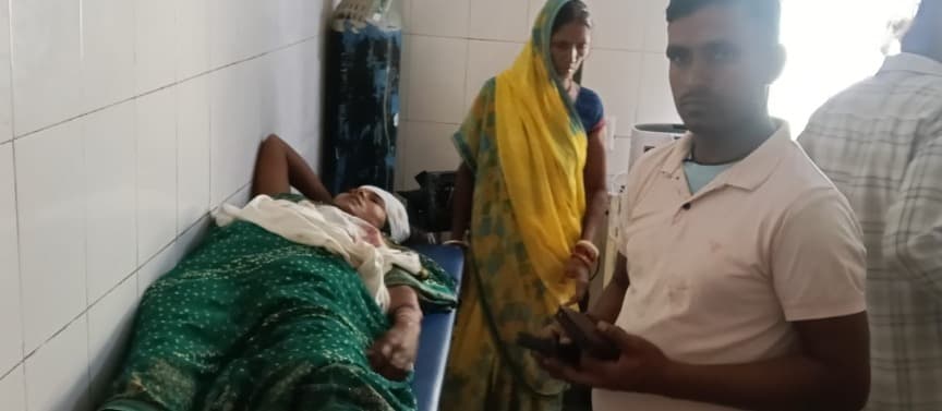 बरही में टांगी-लाठी से महिला पर जानलेवा हमला, सिर फटा, मंगलसूत्र छिना  
