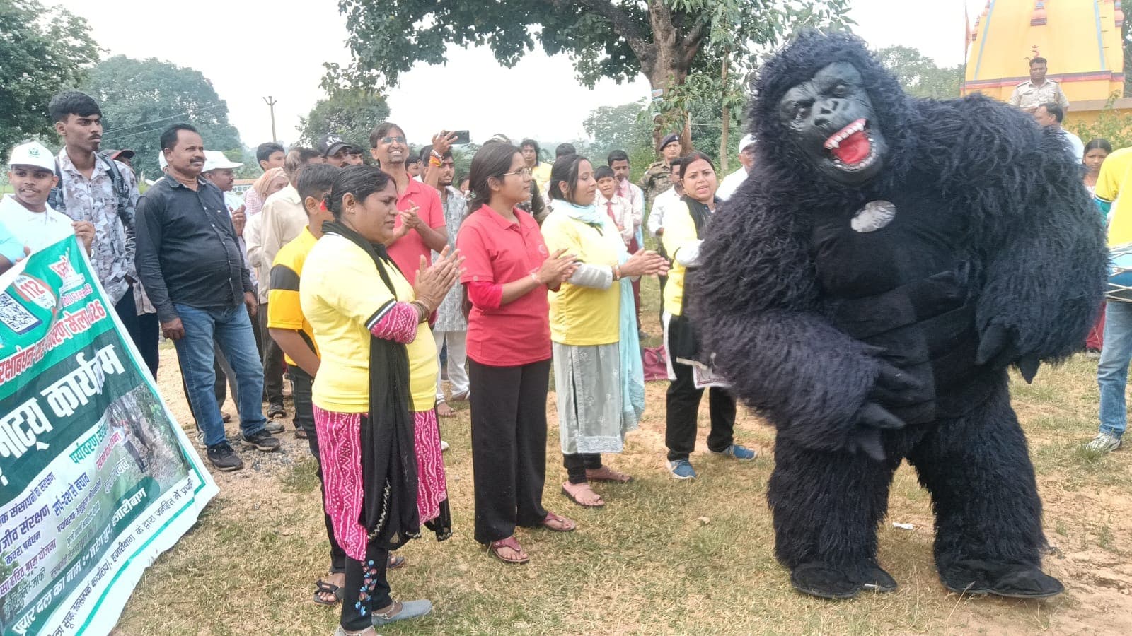 पर्यावरण संरक्षण के संदेश के साथ कनहरी से दूधमटिया तक निकली साइकिल रैली