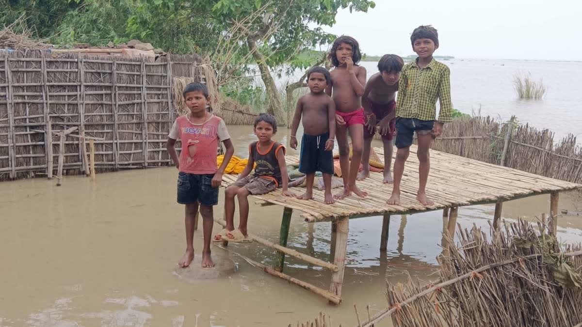 बाढ़ के बीच साहिबगंज की तीन पंचायतों में बिजली आपूर्ति ठप, ग्रामीण परेशान