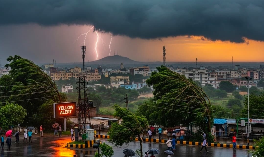 झारखंड में मानसून का आगमन, बारिश और तेज हवाओं का दौर शुरू