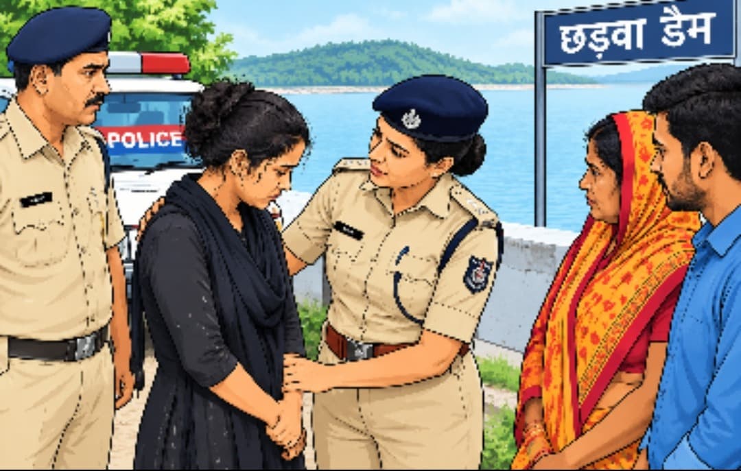 मां की डांट से नाराज युवती डैम पहुंची, पुलिस ने सकुशल बरामद किया