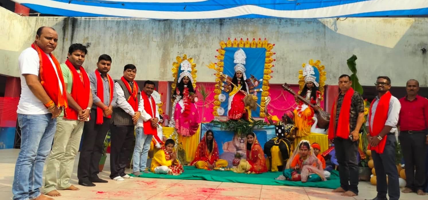 डीएवी गिद्दी ए में भक्तिमय वातावरण में मना नवरात्र उत्सव