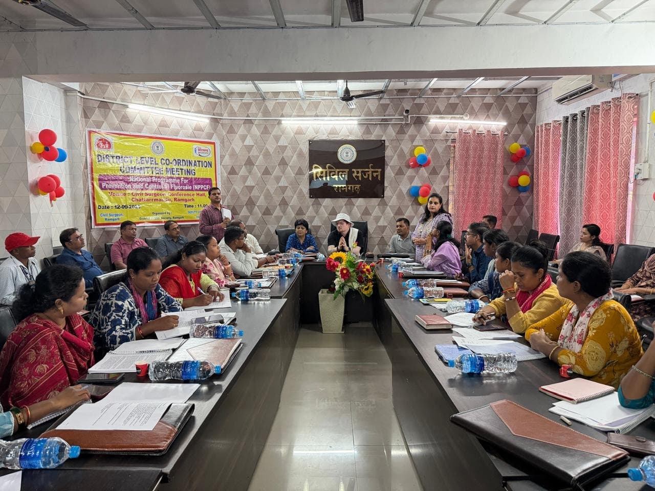 फ्लोरोसिस नियंत्रण को लेकर रामगढ़ में जिला स्तरीय समन्वय बैठक
