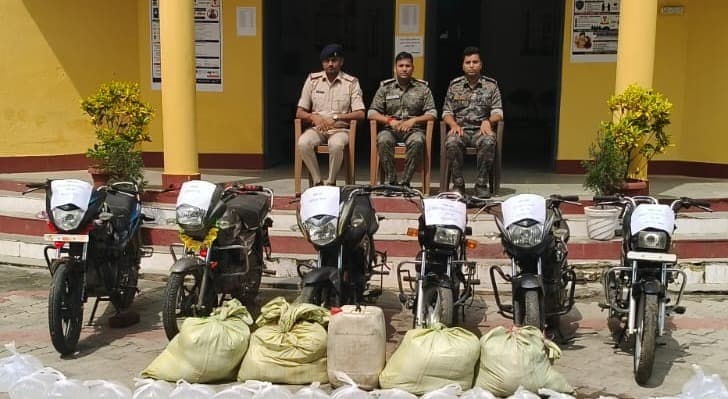 चौपारण में अवैध शराब के खिलाफ बड़ी कार्रवाई