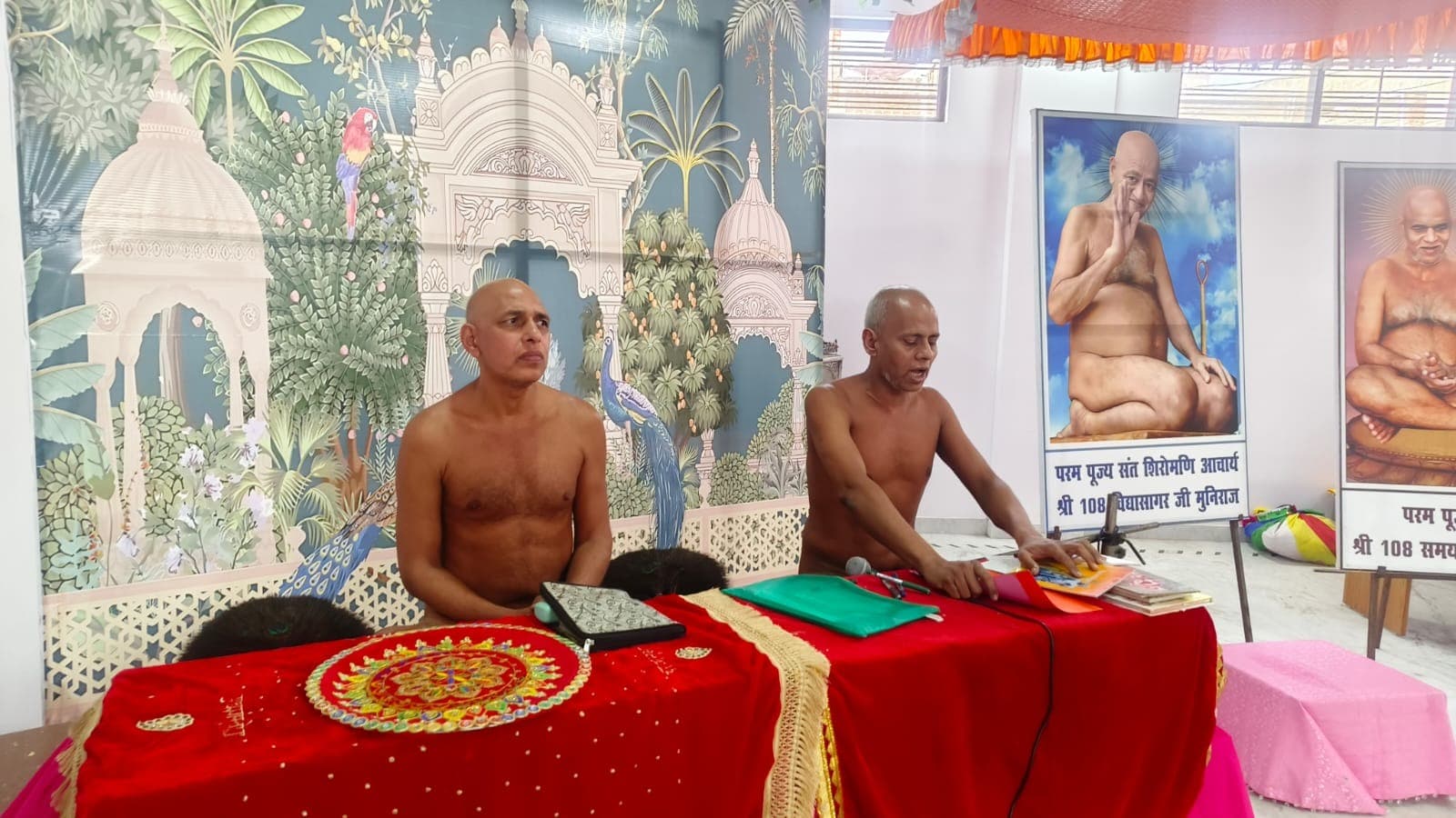 मुनि श्री भाव सागर जी महाराज ने तिलक के लाभों पर किया प्रवचन