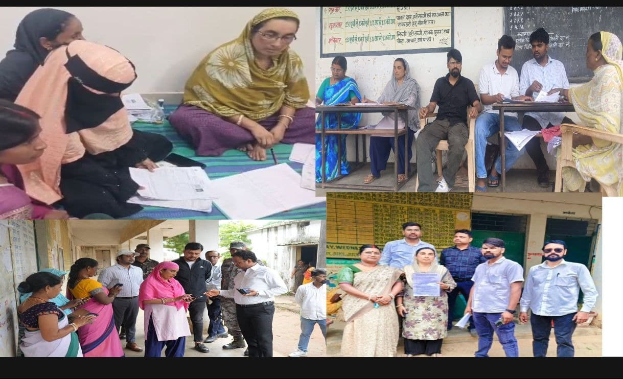 बूथ संख्या-163 पर गहन मतदाता पुनरीक्षण कार्य शत-प्रतिशत पूर्ण, बीएलओ सलमा खातून के कार्यकुशलता की हो रही सराहना