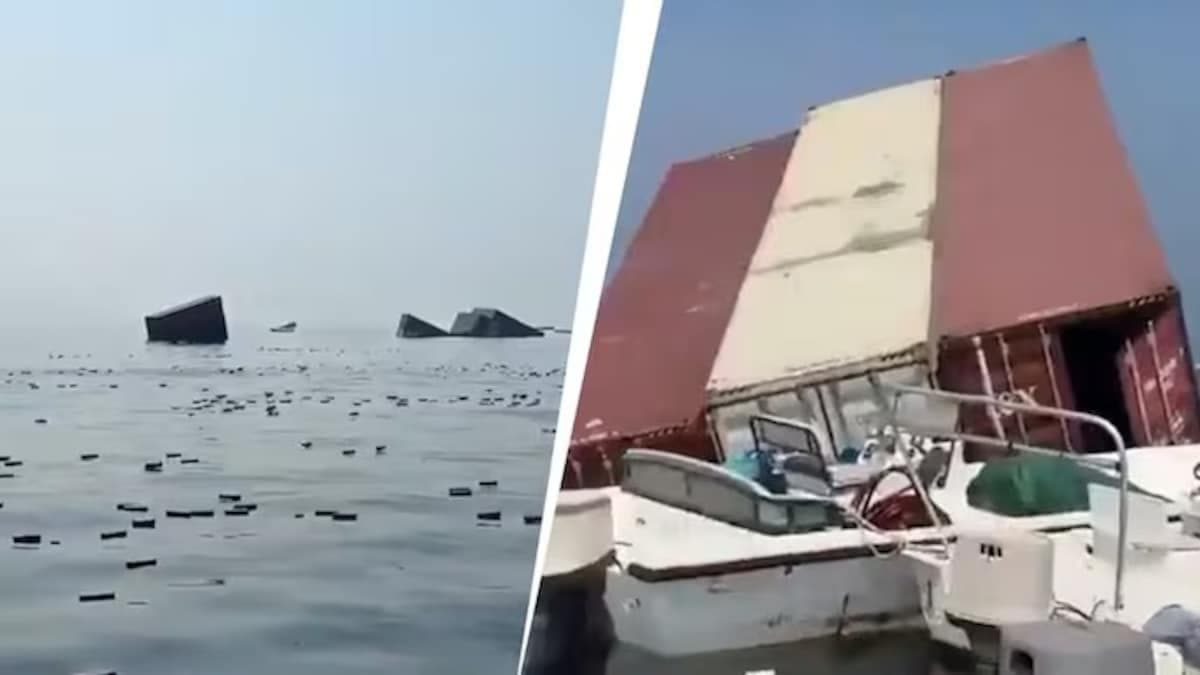 होर्मुज में जहाज डूबा, समुद्र में तैरते दिखे आईफोन और महंगे परफ्यूम