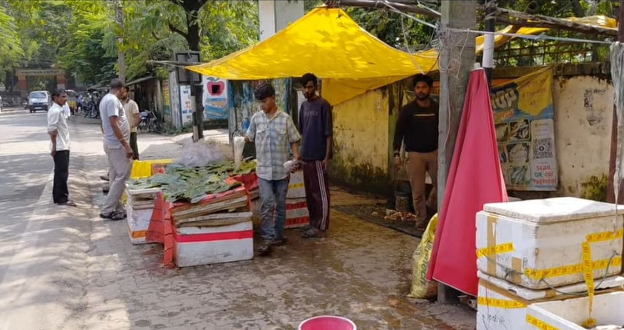 गांधी जयंती पर नगर निगम की सख्ती, मछली दुकानों को कराया बंद