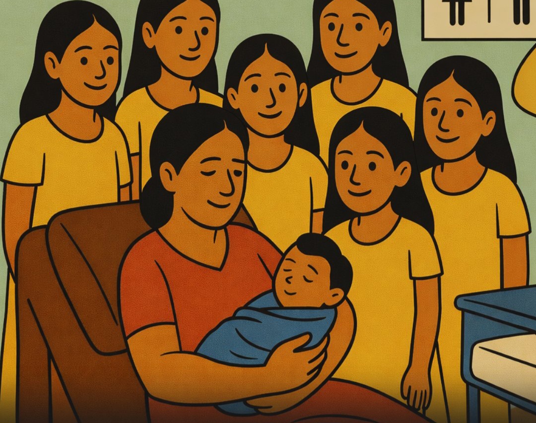 बेटे की चाह में 11वीं बार मां बनी महिला, 10 बेटियों के बाद बेटे के जन्म से परिवार में जश्न, अस्पताल सजा—हरियाणा के उचाना का मामला