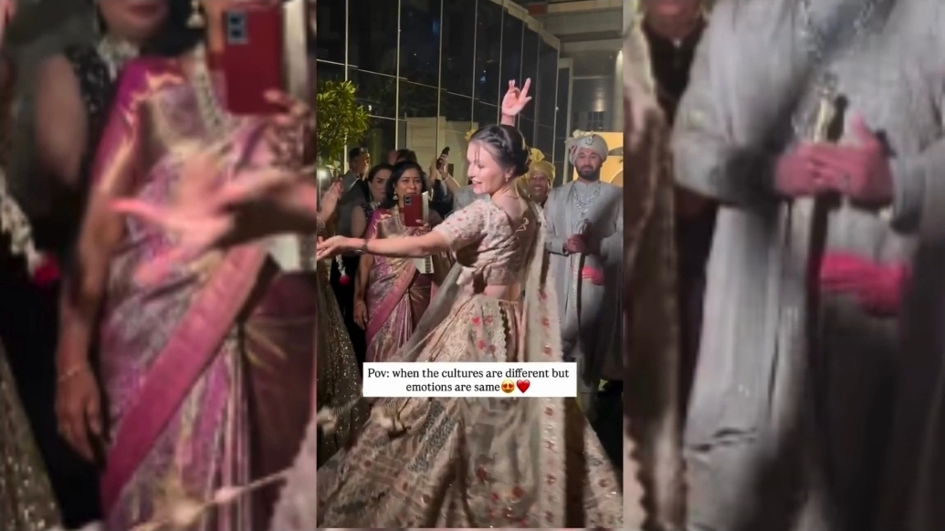 शादी में विदेशी भाभी का देसी तड़का, ‘लो चली मैं’ पर ऐसा डांस कि बारात में मच गया धमाल